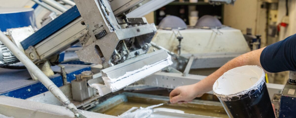 Custom t-shirt printing using Screen Printing